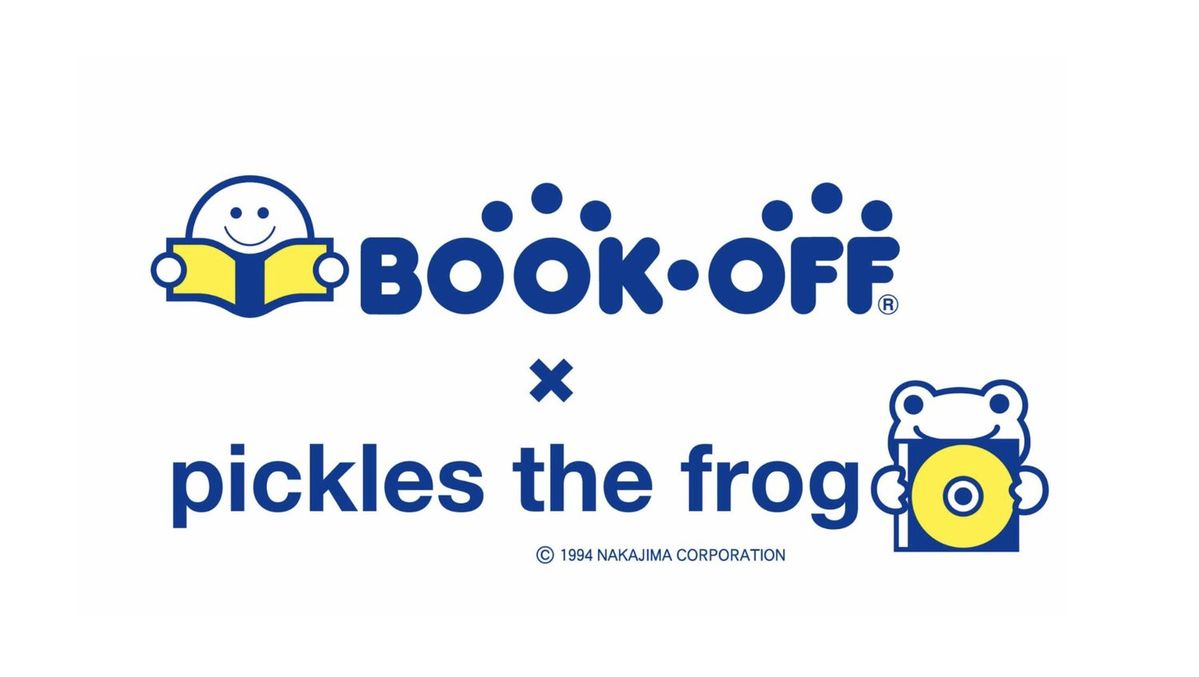 ブックオフ×かえるのピクルス コラボビジュアル