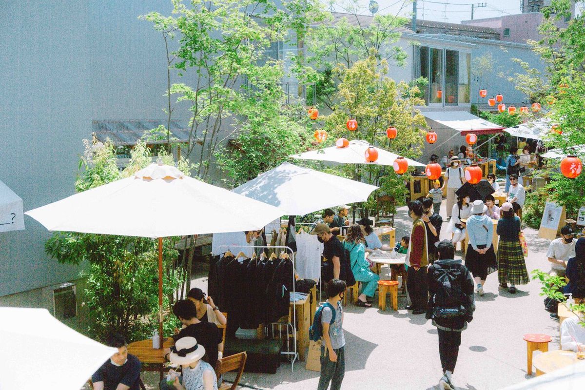 過去のマーケット開催のようす