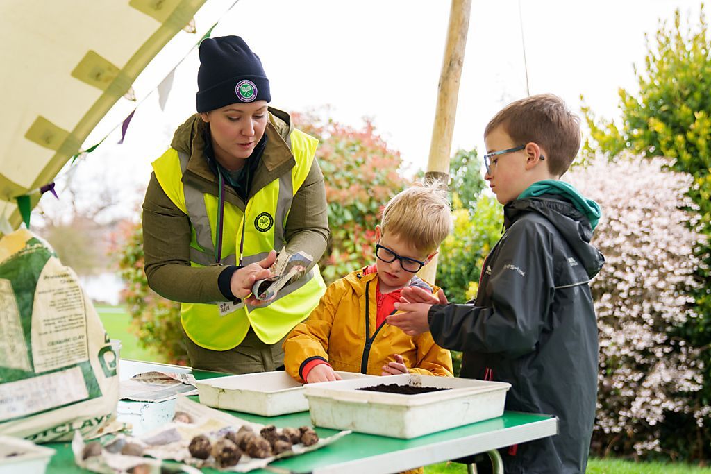 ウィンブルドン選手権で行われる生物多様性や地域住民向けのイベント