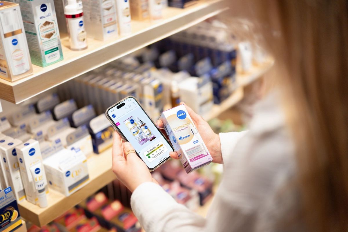 ニベア製品の「エコビューティースコア」のスコア