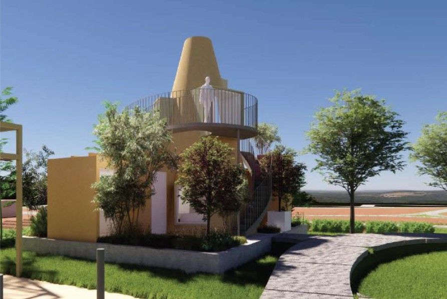 「塔と庭(楼の家)」イメージ