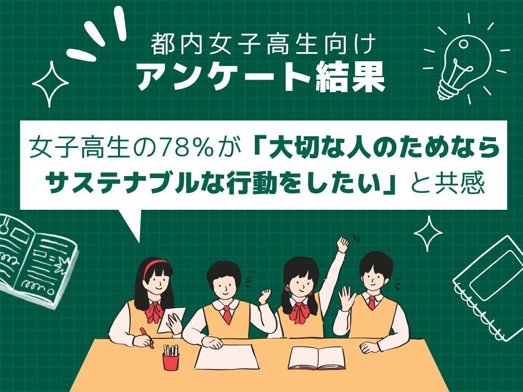 都内女子高生向けアンケート結果 告知画像