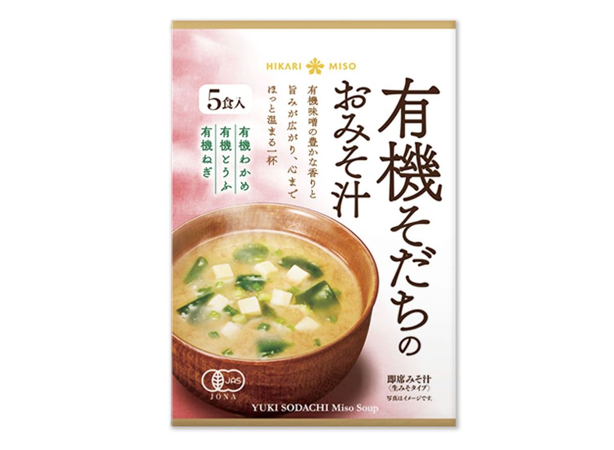 有機そだちのおみそ汁 リニューアル後パッケージ