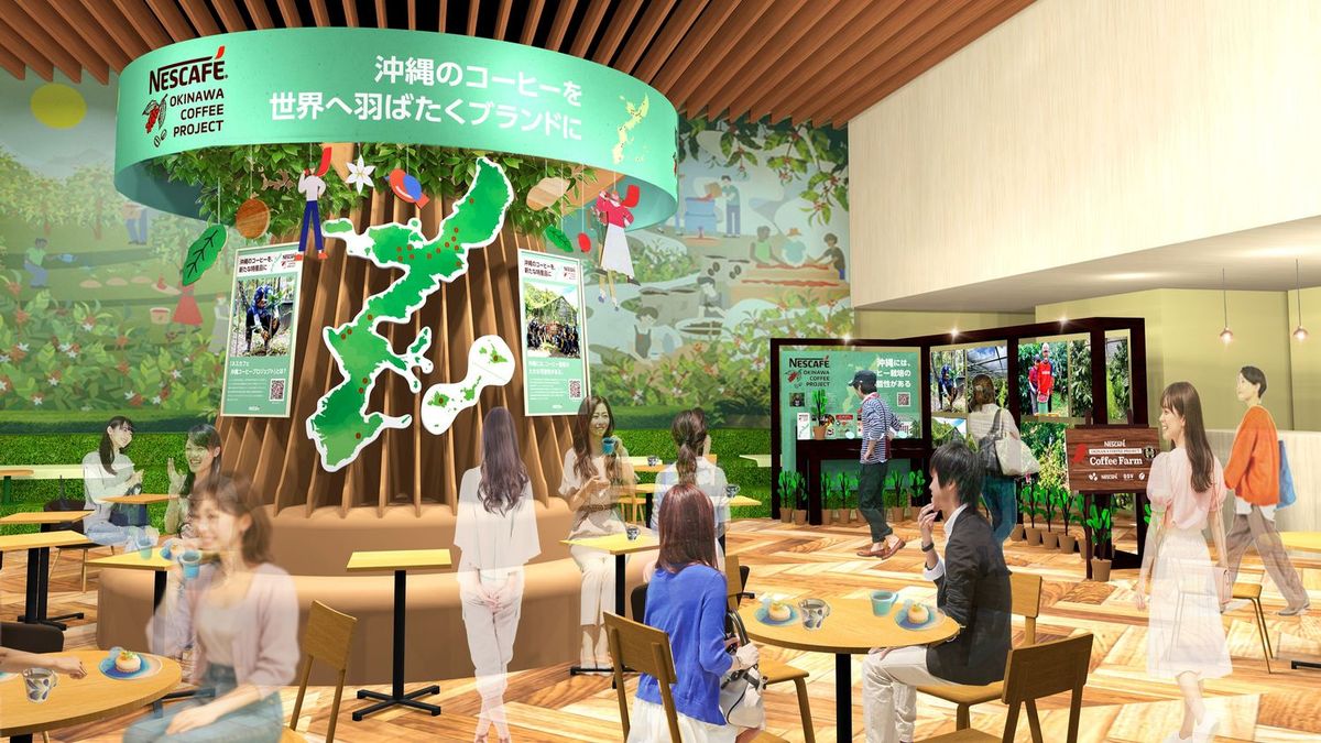 期間中の店内のイメージパース