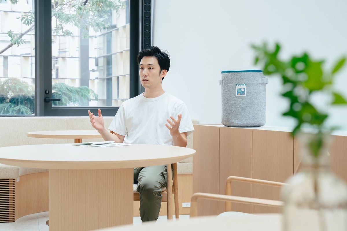 堆肥回収付きのバッグ型コンポスト「ecotasコンポスト」