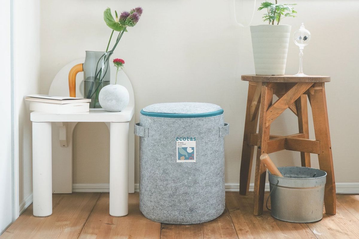 堆肥回収付きのバッグ型コンポスト「ecotasコンポスト」