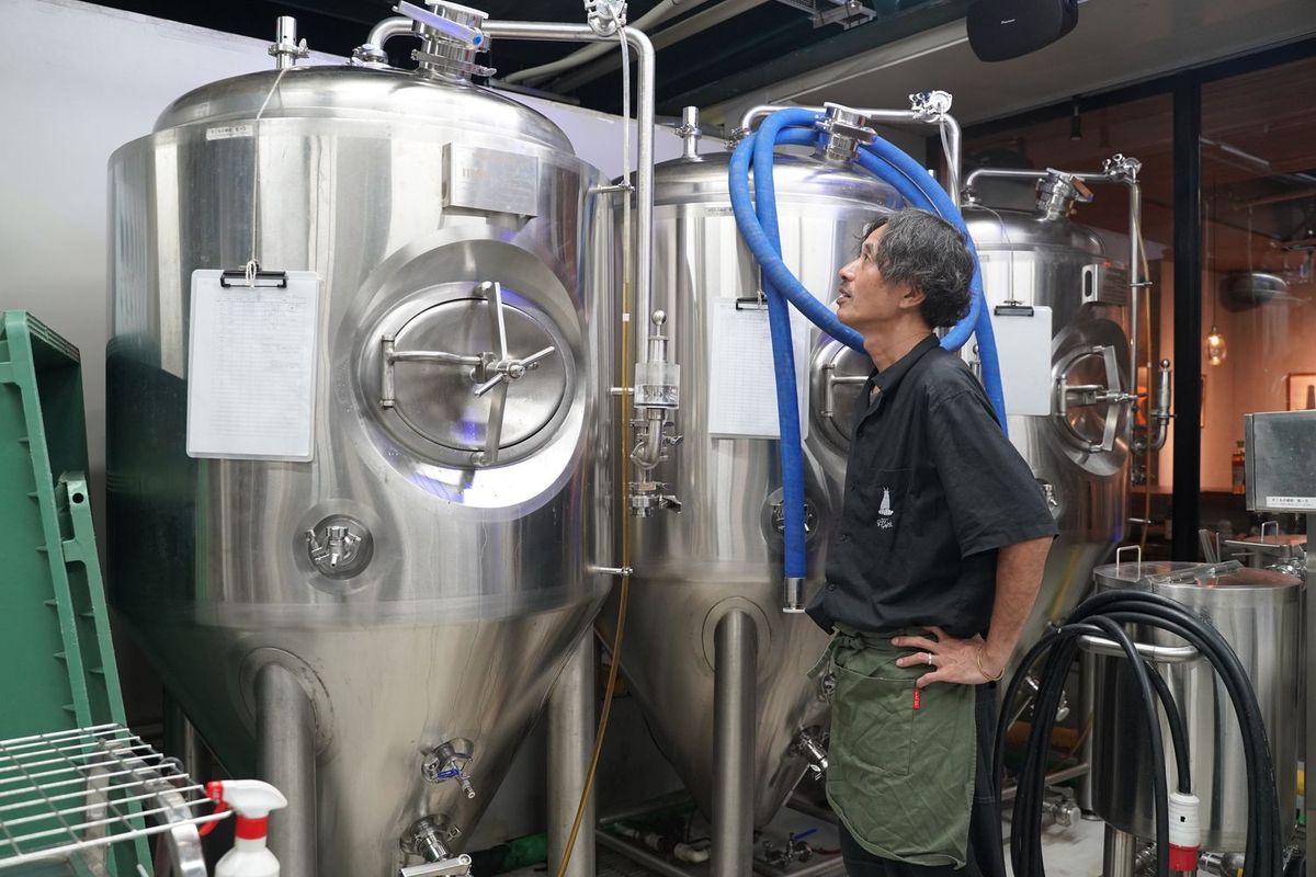 沖縄「CLIFF GARO BREWING」の醸造所