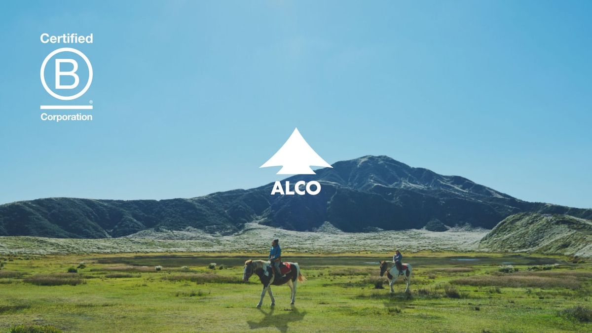 アルコ株式会社 Bコープ認証 キービジュアル