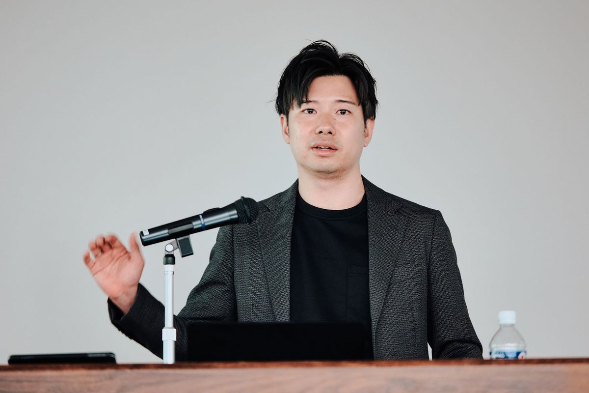 登壇したサントリービバレッジソリューション株式会社 マーケティング本部サービス戦略部・松本俊氏