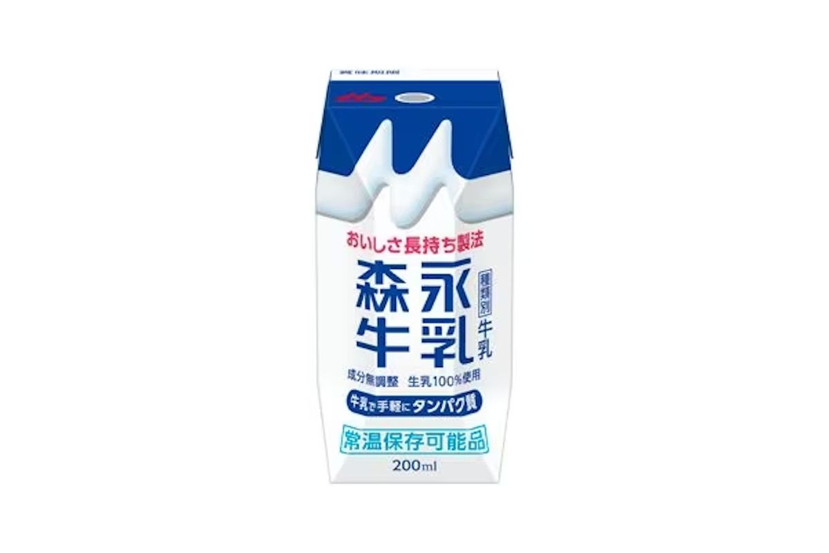 森永牛乳パッケージ