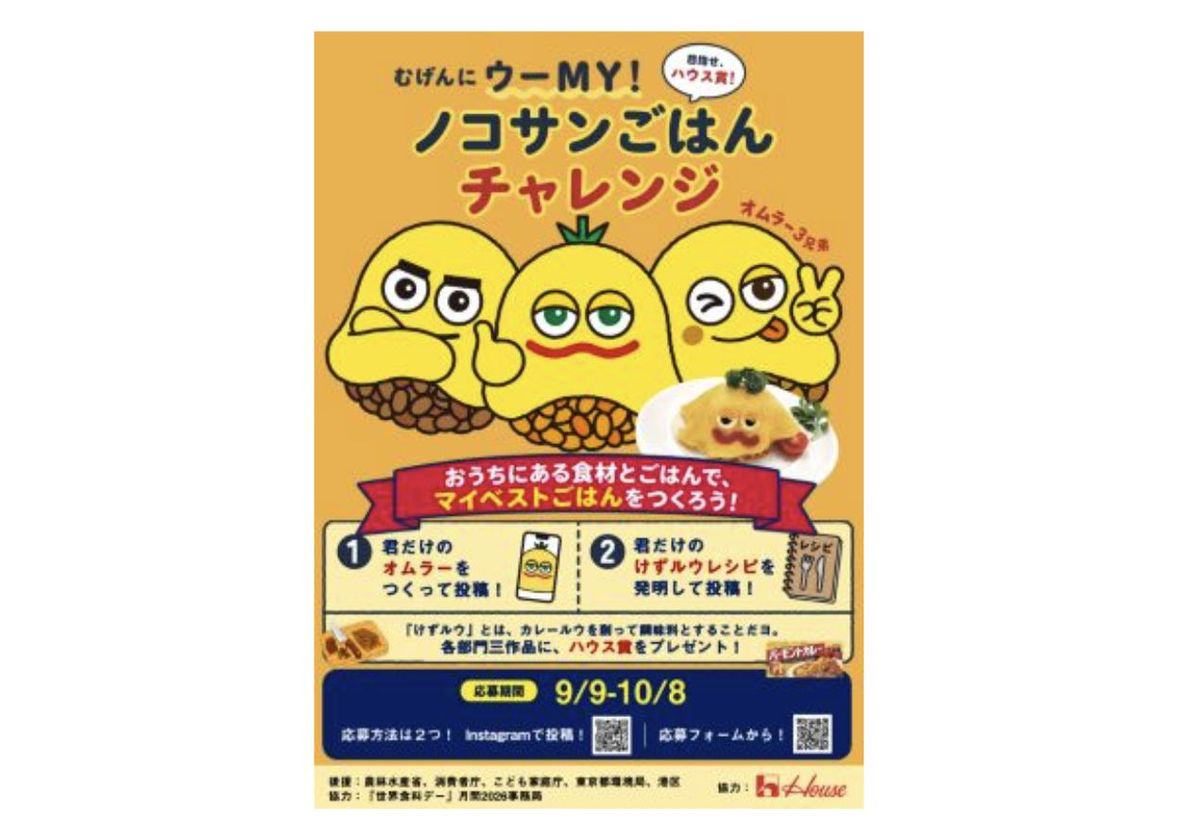 ノコサンごはんチャレンジ