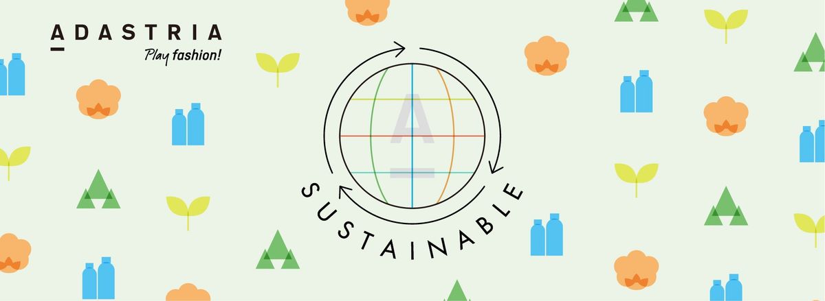 アドストリアのサステナブルな取り組みのイメージビジュアル