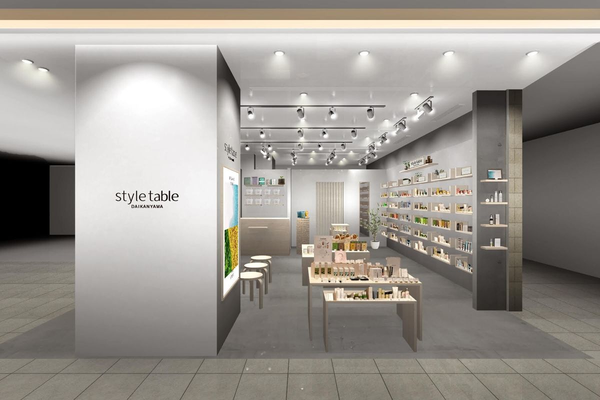 style table コレド日本橋店パース