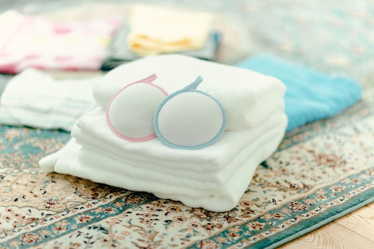 洗濯物と洗たくマグちゃん