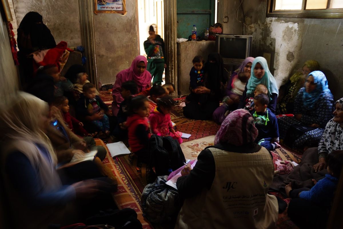 ガザ地区の人々