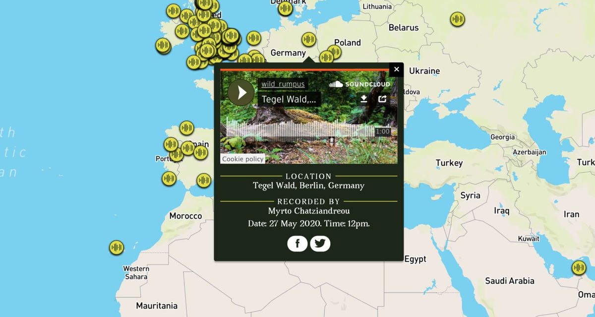 Sounds of the Forestの音声再生ページ