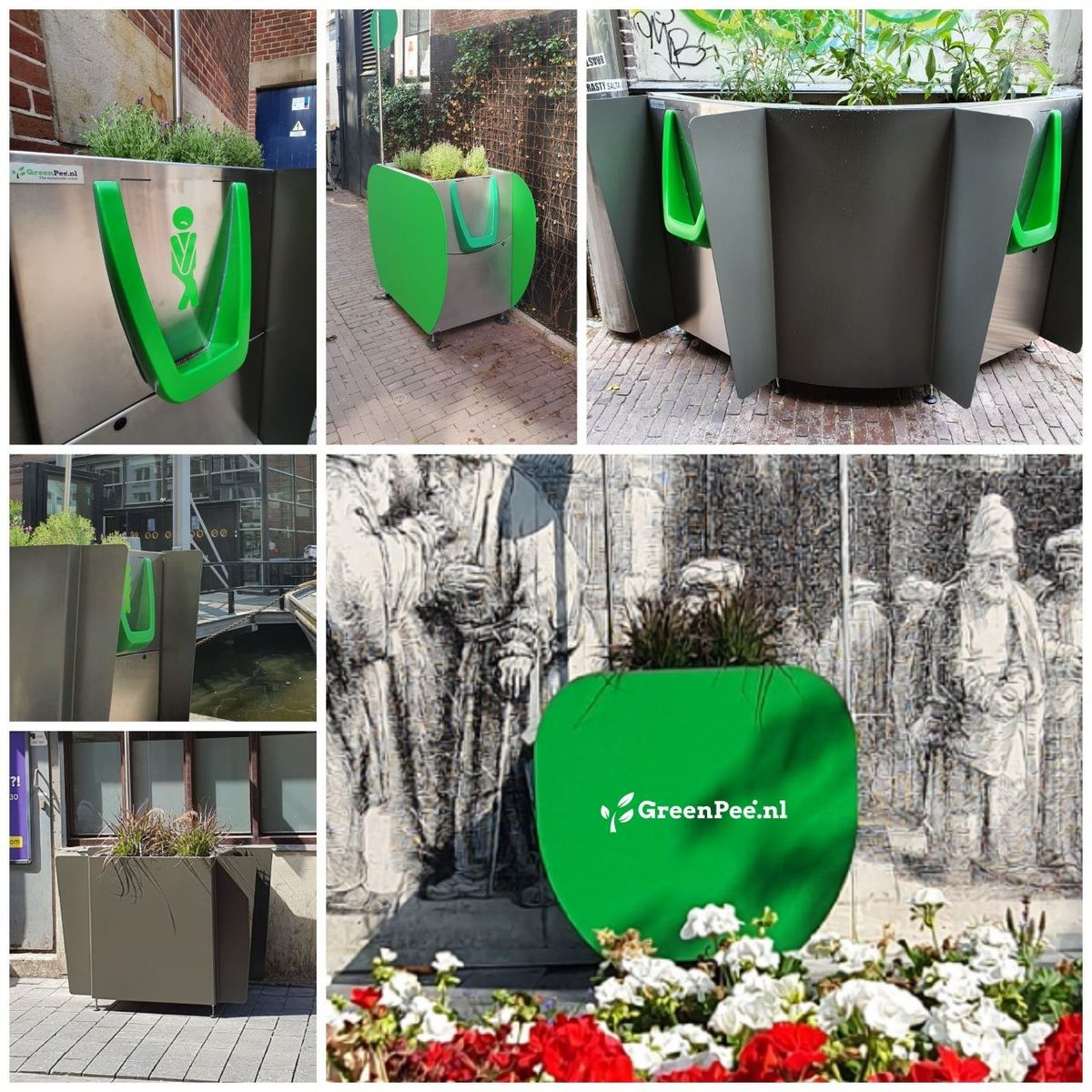 街中に設置されたGreen Pee