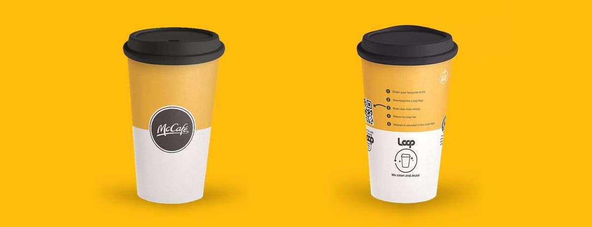 マクドナルドが採用する「Loop」のリユーサブルカップ