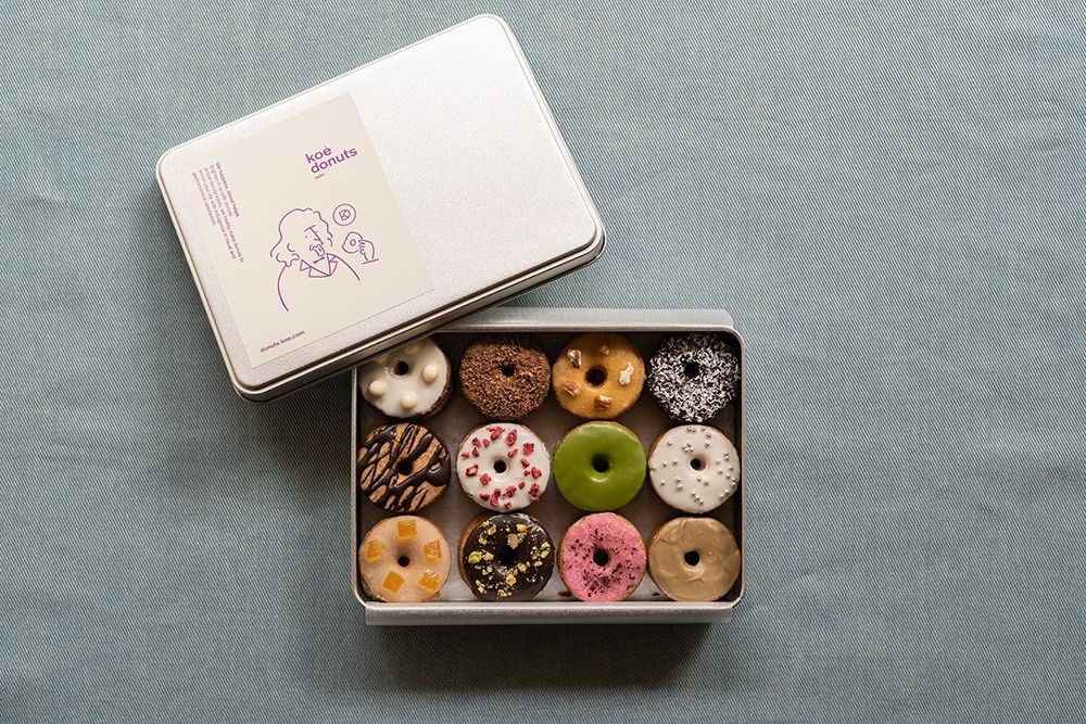 koe donuts クッキー缶