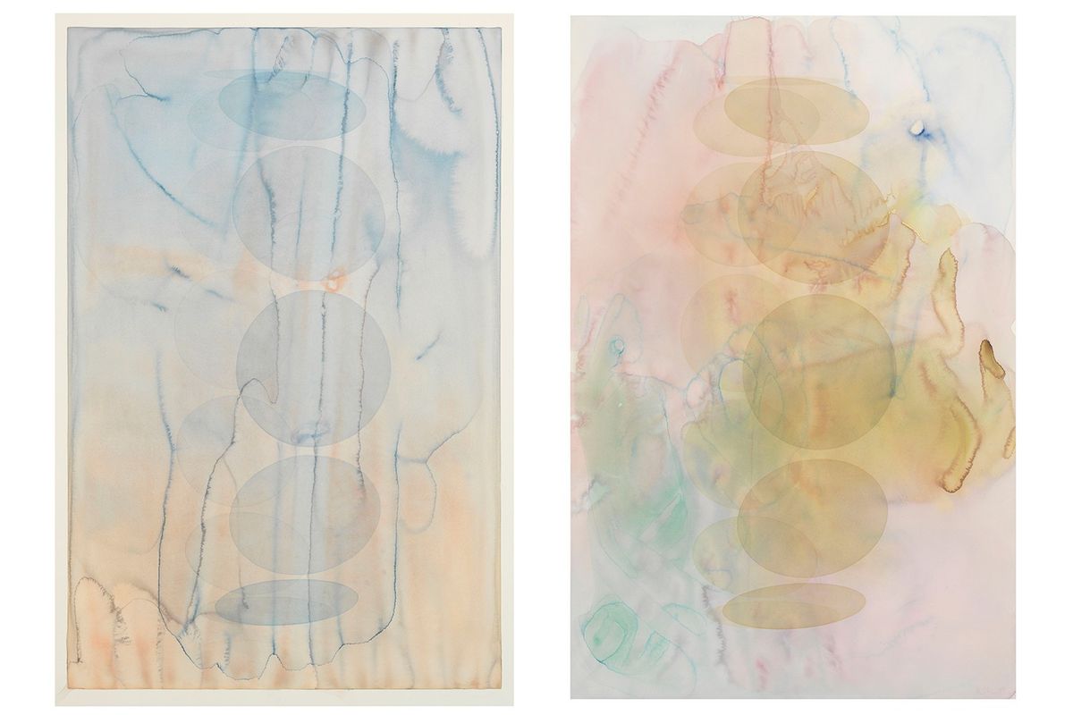 （左から）《あなたの移ろう氷河の 形態学（過去）》《あなたの移ろう氷河の 形態学（未来）》  © 2019 Olafur