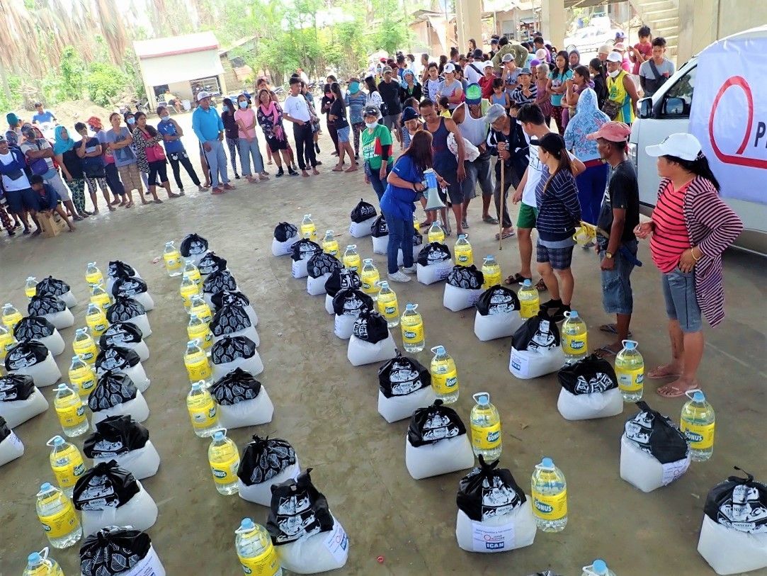 災害出動の様子