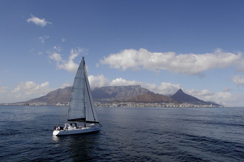 太平洋帆船航海の様子