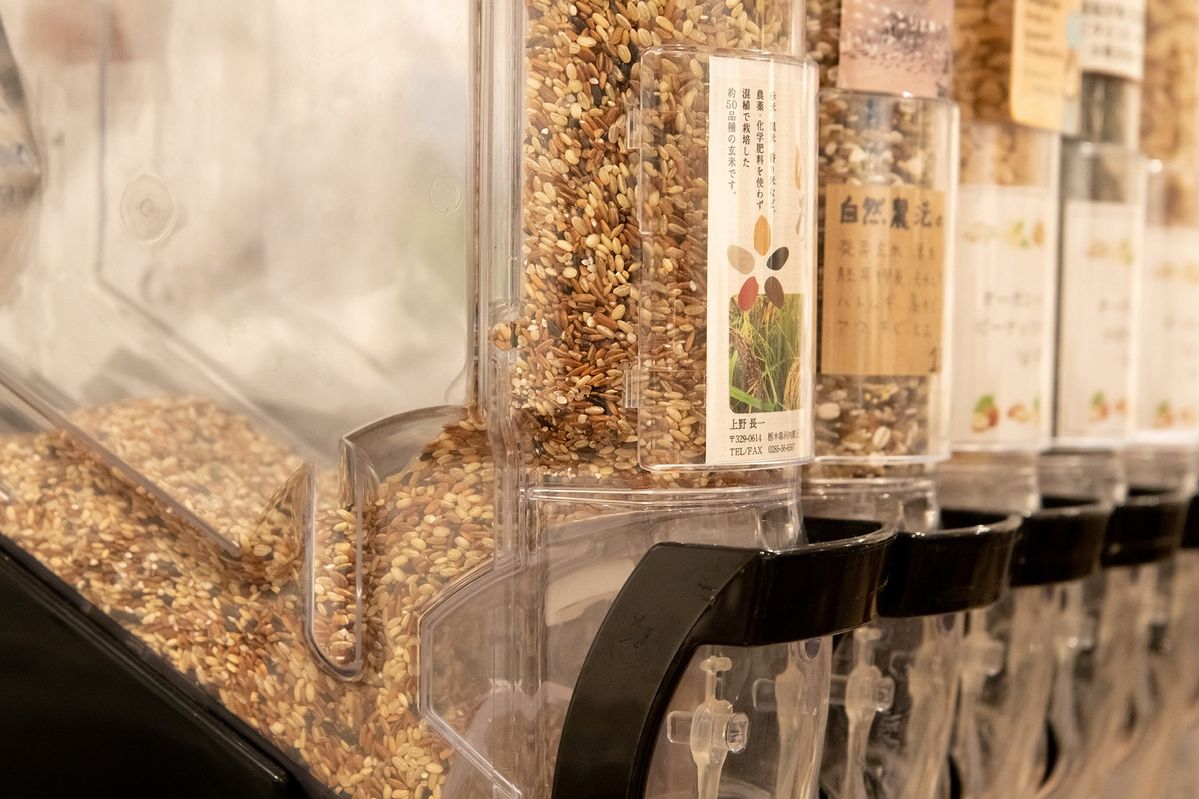 お米の量り売り