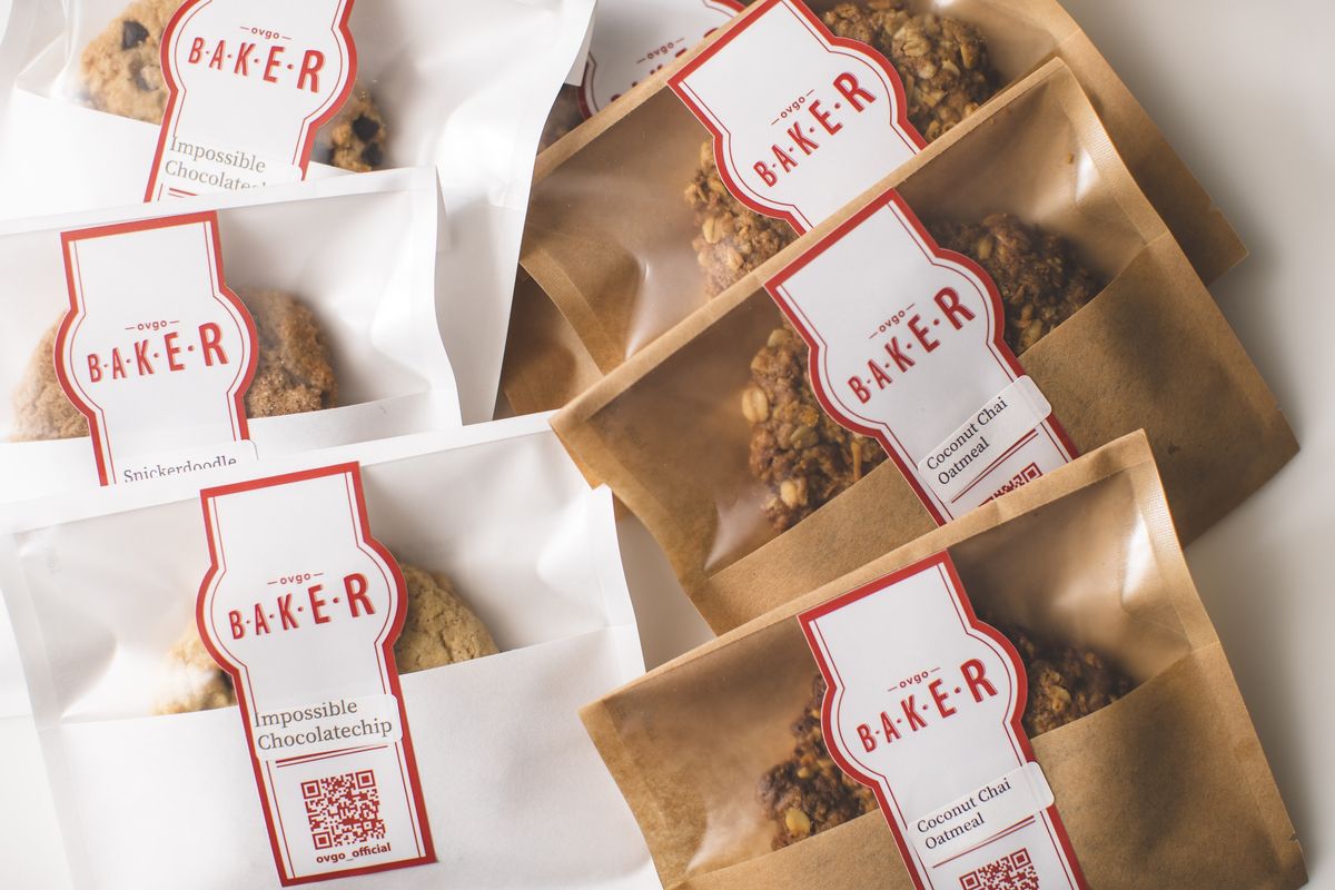 オリジナルクッキーとオートミールクッキー