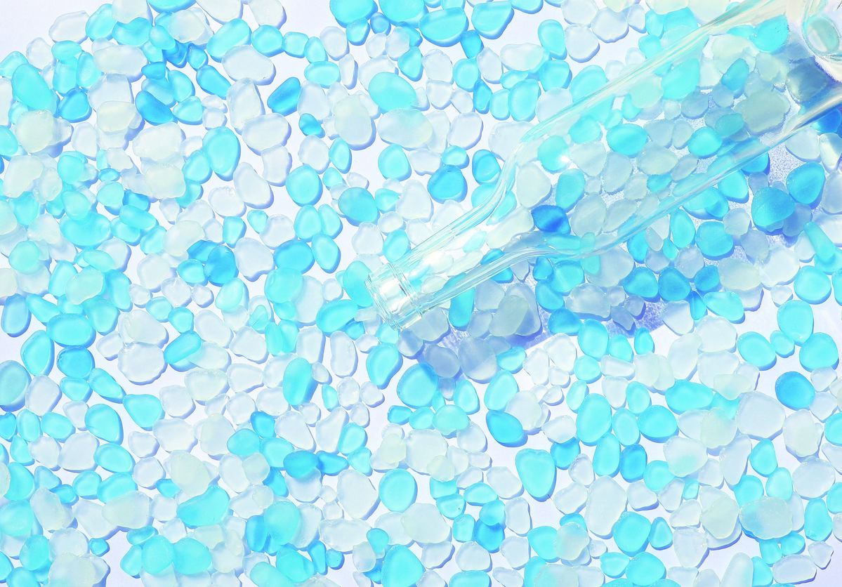 散りばめられたカレット