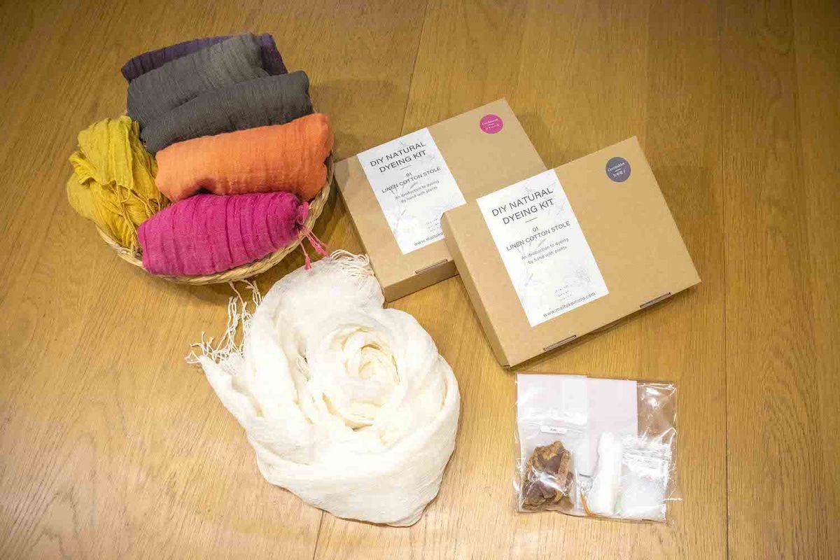 マイトデザインワークスの草木染体験キット