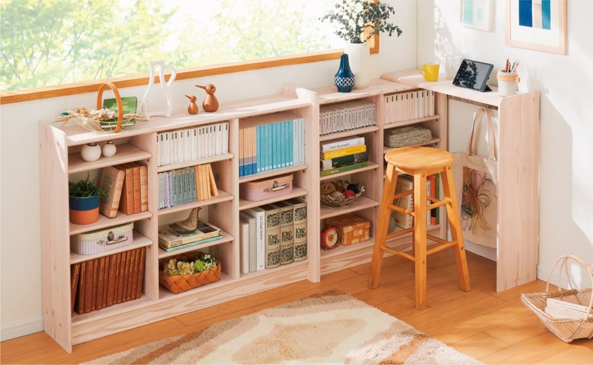 日田杉 カウンター下収納