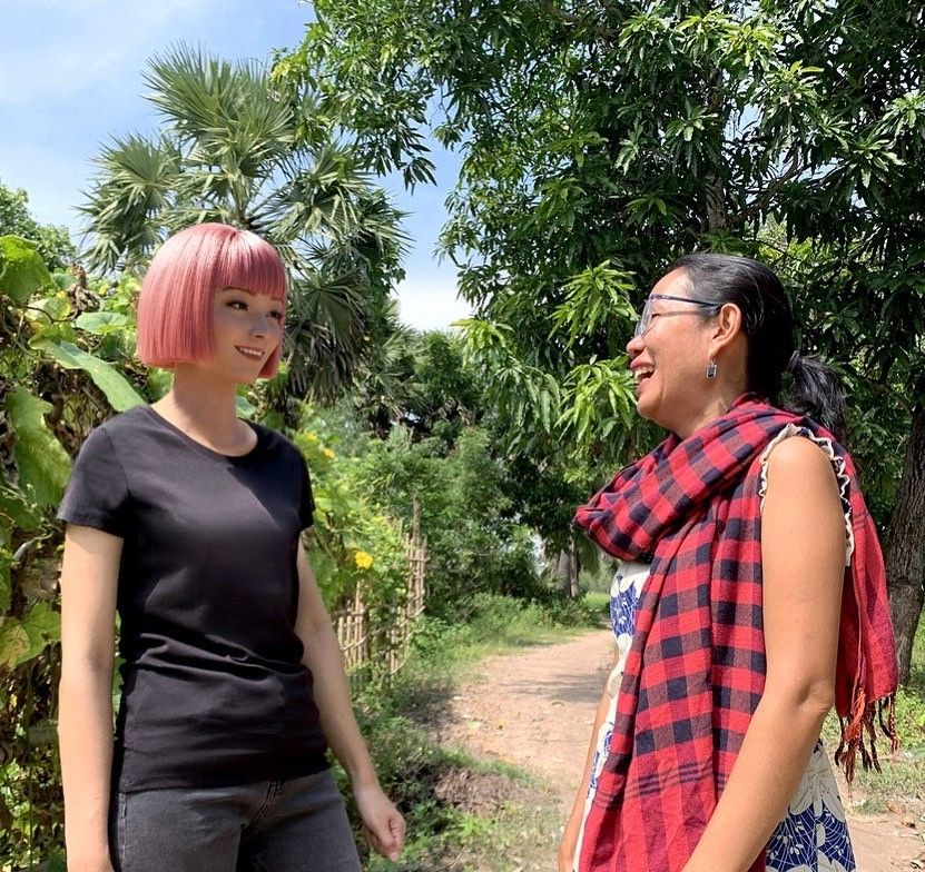 パンナリーと話すimma氏