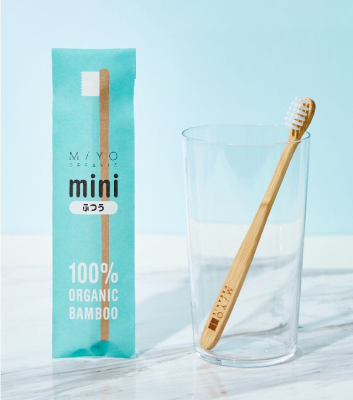 MiYO Organic」からミニサイズの竹歯ブラシとポーチが登場 環境